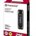 TS256GESD310C EXT SSD USB-C & A Transcend  256GB,